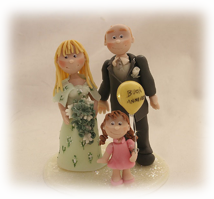 caketopper 10anniversario con bimba