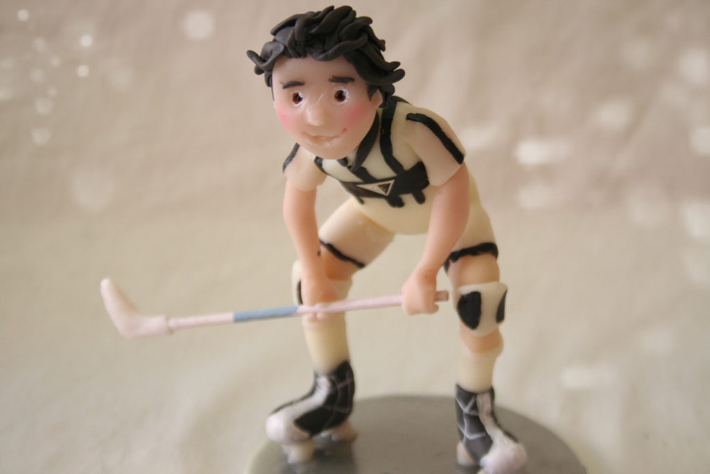 giocatore hockey statuina personalizzata 2