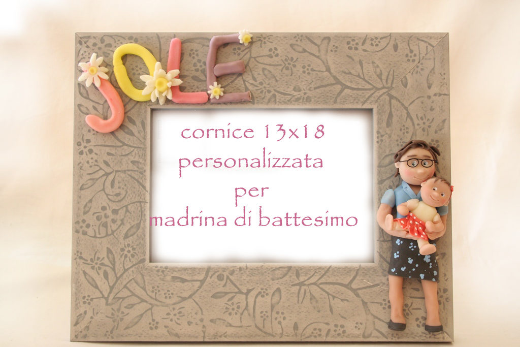 bomboniera cornice personalizzata madrina