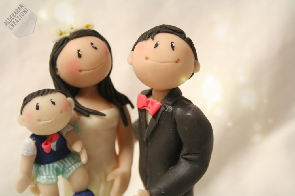 cake topper economico con bimbo