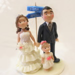 Cake Topper Matrimonio con Bebé